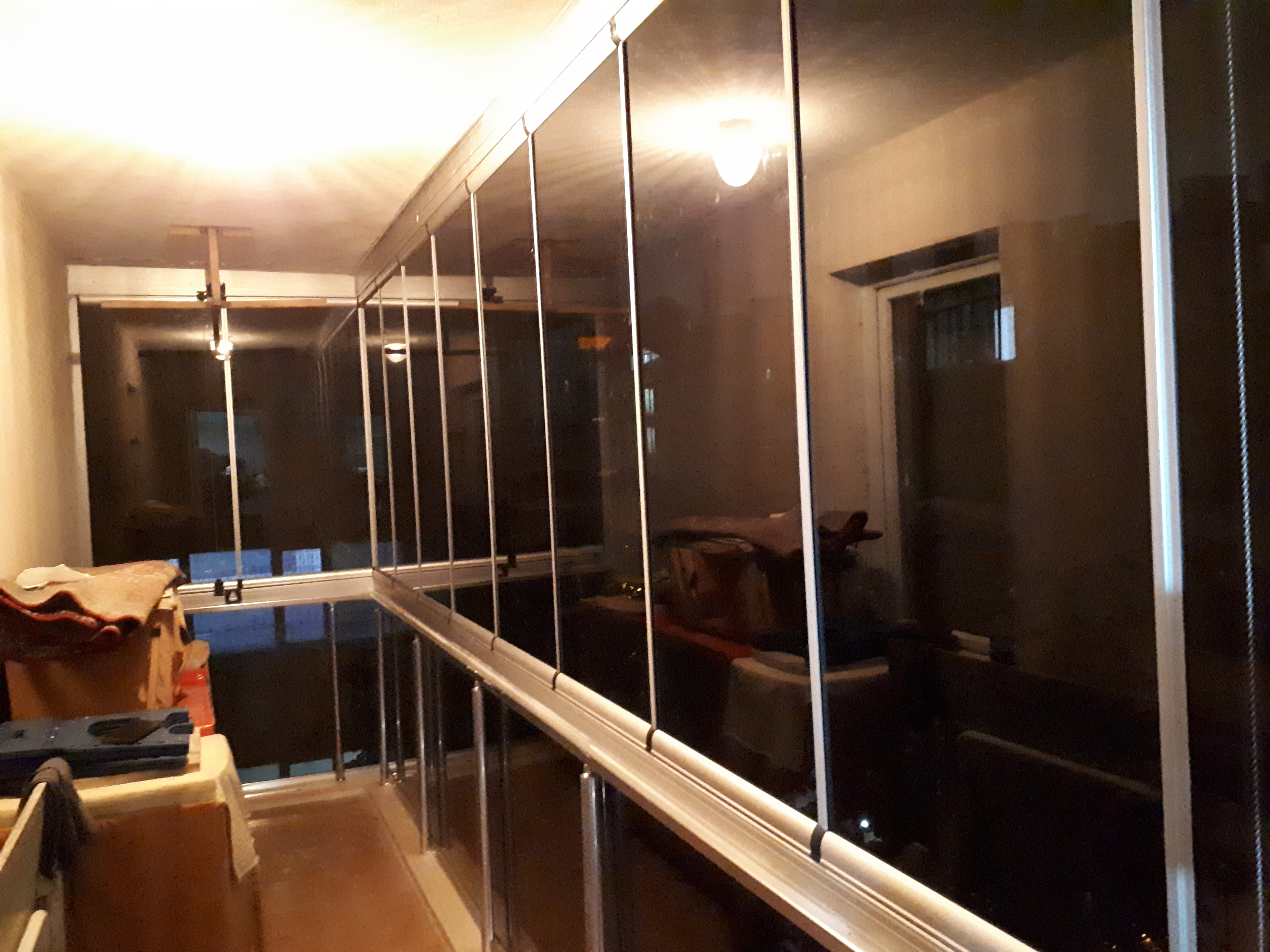 katlanır cam balkon